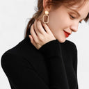 Barclay & Bloom | Women’s Ribbed Turtleneck – Long Sleeve Slim Fit Top