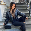 Aria Damen Steppjacke – Kurzer Wintermantel