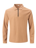 Barclay & Bloom – Men's Casual Zip-up Polo With V-Neck