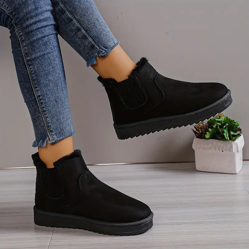 Alora – Dames Winter Enkellaarzen
