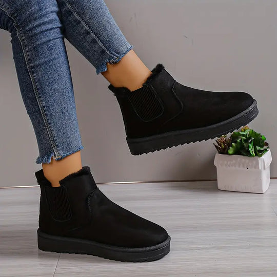 Alora – Dames Winter Enkellaarzen