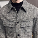 Elliot - Men's Plaid Shirt Jacket
