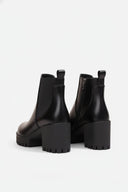 Barclay & Bloom | Women’s Chunky Heel Ankle Boots with Zipper