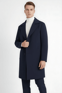 Barclay & Bloom | Men’s Wool Overcoat – Classic Long Winter Coat