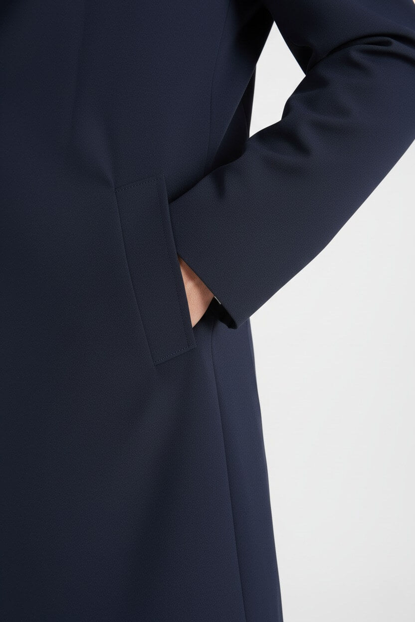 Barclay & Bloom | Herren Wollmantel – Klassischer langer Wintermantel