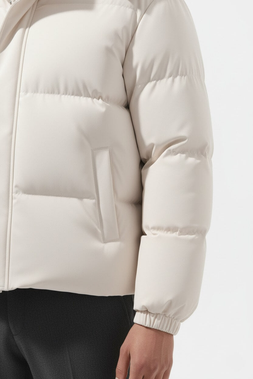 Barclay & Bloom | Herren Steppjacke – Winterwarmer Kapuzenmantel