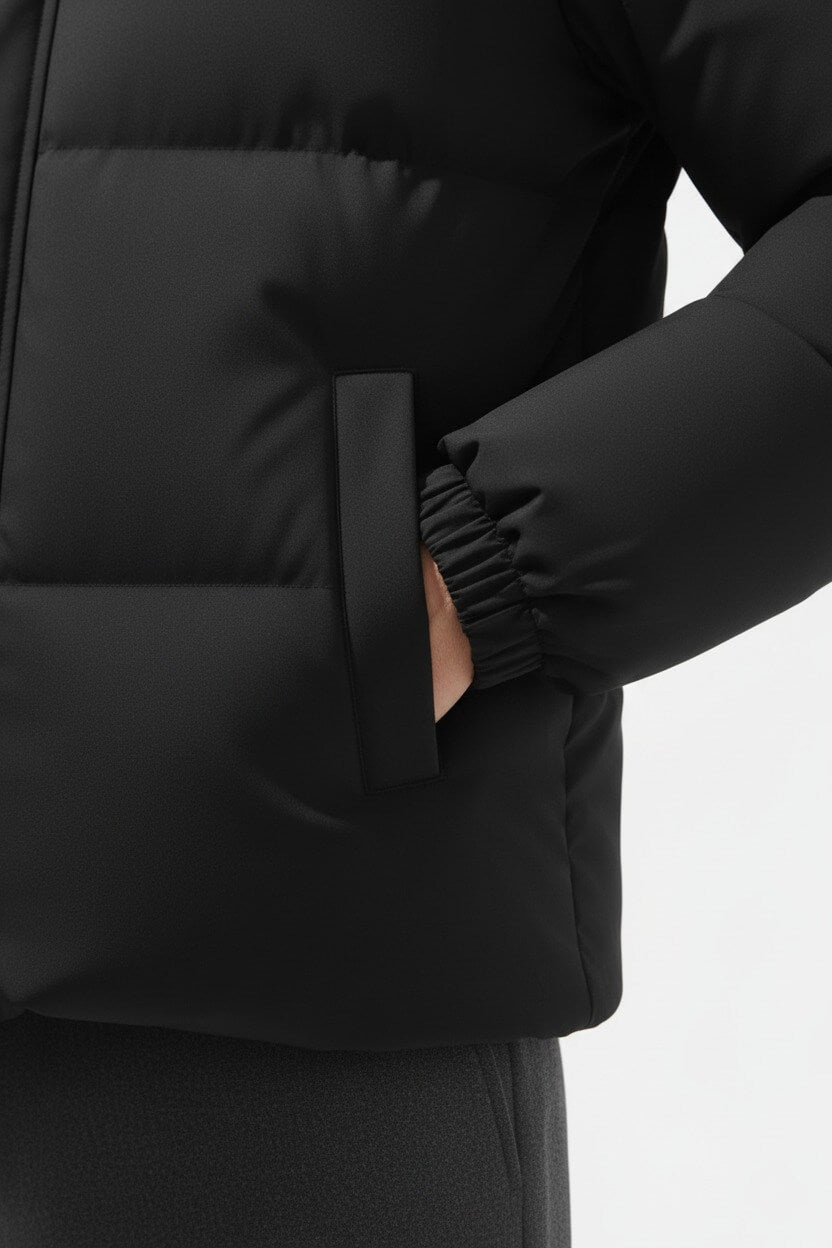 Barclay & Bloom | Herren Steppjacke – Winterwarmer Kapuzenmantel