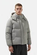 Barclay & Bloom | Men’s Puffer Jacket – Winter Warm Hooded Coat