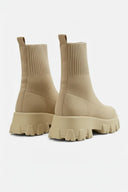 Barclay & Bloom | Women’s Knit Ankle Boots with Chunky Sole