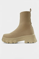 Barclay & Bloom | Women’s Knit Ankle Boots with Chunky Sole