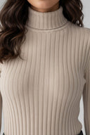 Barclay & Bloom | Women’s Ribbed Roll-Neck Slim Fit Jumper