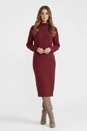 Barclay & Bloom | Damen Rollkragen Strickkleid