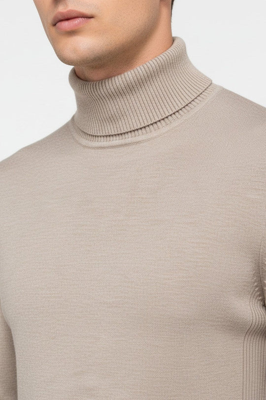 Barclay & Bloom | Herren Rollkragenpullover – Feiner Strick Wollmischung Pullover