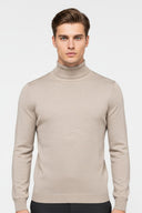 Barclay & Bloom | Men’s Turtleneck Sweater – Fine Knit Wool Blend Pullover