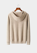 Extra-Fine Merino Wool Full Zip Hoodie