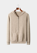 Extra-Fine Merino Wool Full Zip Hoodie