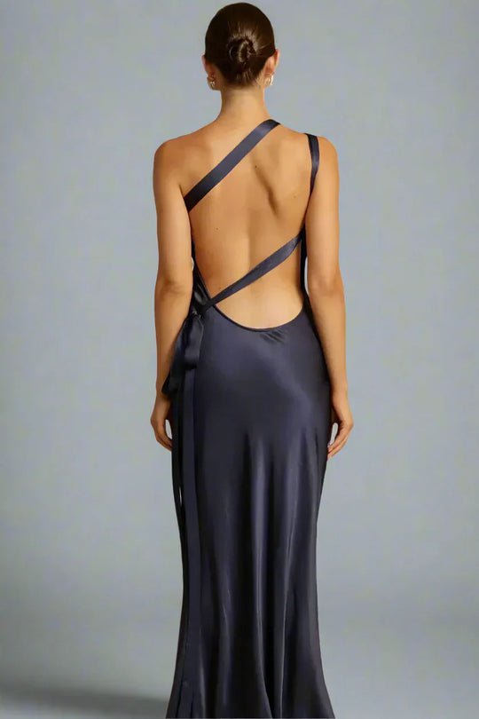 Soraya – One Shoulder Asymmetric Long Maxi Dress