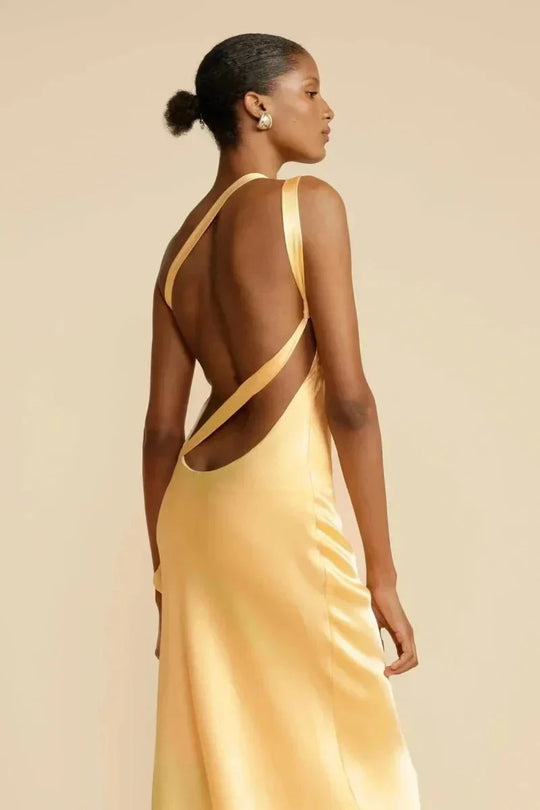 Soraya – One Shoulder Asymmetric Long Maxi Dress