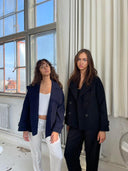 Camille – Damen Doppelreihiger Wollmischmantel