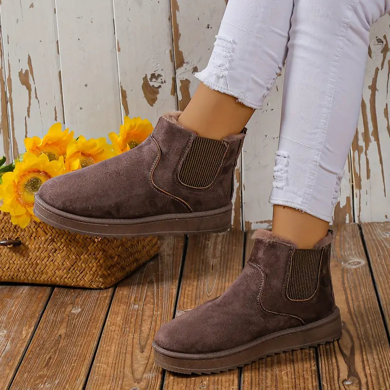 Alora – Dames Winter Enkellaarzen