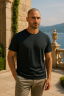 Liam Men’s Cotton T-Shirt – Short Sleeve Summer Wear