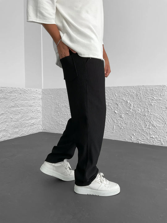 Milan – Ribbed Knit Men’s Pants