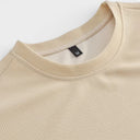 Men’s Summer Waffle Knit Set Lightweight T-Shirt and Shorts Outfit