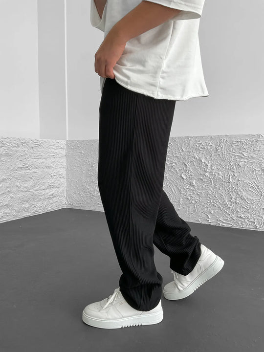 Milan – Ribbed Knit Men’s Pants