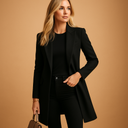Barclay & Bloom | Damen langer Blazer-Mantel – maßgeschneiderte einreihige Jacke