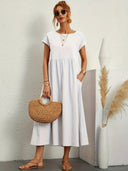 Corsica - Summer Dress With Solid Bag