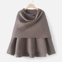Barclay & Bloom | Women’s Knitted Coat with Integrated Scarf