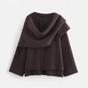 Barclay & Bloom | Women’s Knitted Coat with Integrated Scarf