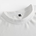 Men’s Summer Waffle Knit Set Lightweight T-Shirt and Shorts Outfit