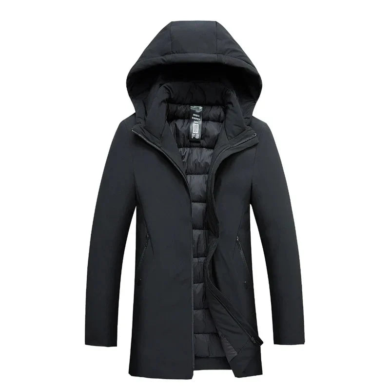 Barclay & Bloom | Men’s Winter Jacket – Insulated Hooded Coat for Cold Weather