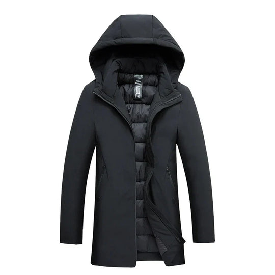 Barclay & Bloom | Men’s Winter Jacket – Insulated Hooded Coat for Cold Weather