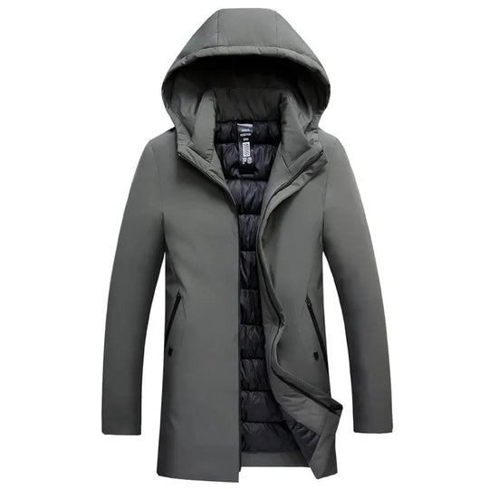 Barclay & Bloom | Men’s Winter Jacket – Insulated Hooded Coat for Cold Weather
