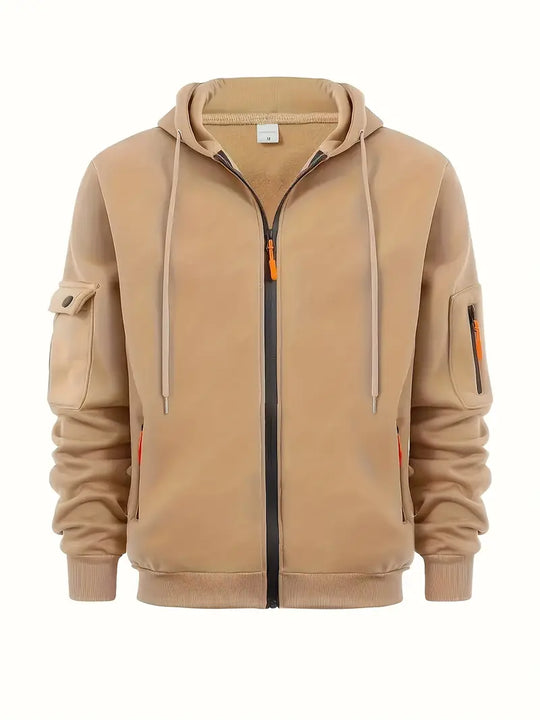 Nathan | Full Zip Utility Hoodie