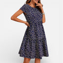 Women’s Flowy Floral Dress Casual Summer Midi Tiered