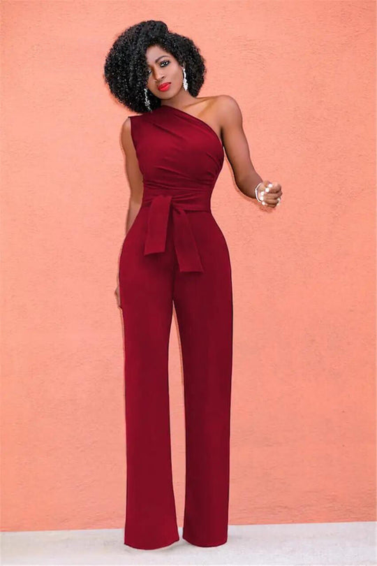 Danice | One-Shoulder Jumpsuit | Elegant and Modern