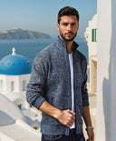 Men’s Cardigan – Zip-Up Knit Sweater