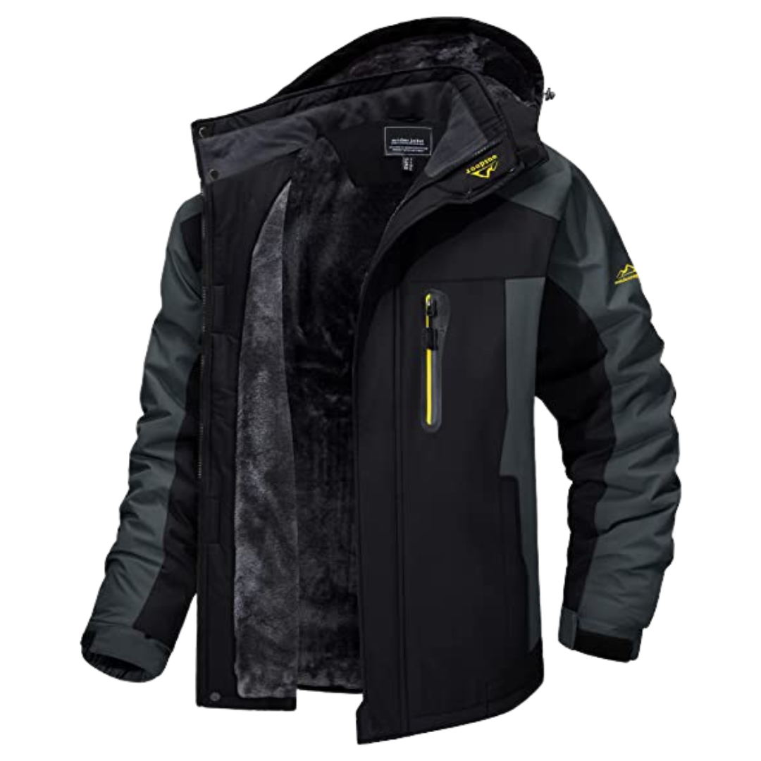Garcia Men’s Jacket – Outdoor Winter Coat with Fleece Lining