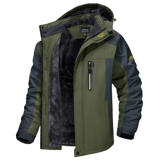 Garcia Men’s Jacket – Outdoor Winter Coat with Fleece Lining