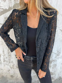 Maelle | Lace Tailored Blazer