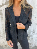 Maelle | Lace Tailored Blazer