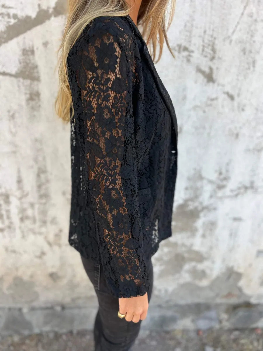 Maelle | Lace Tailored Blazer