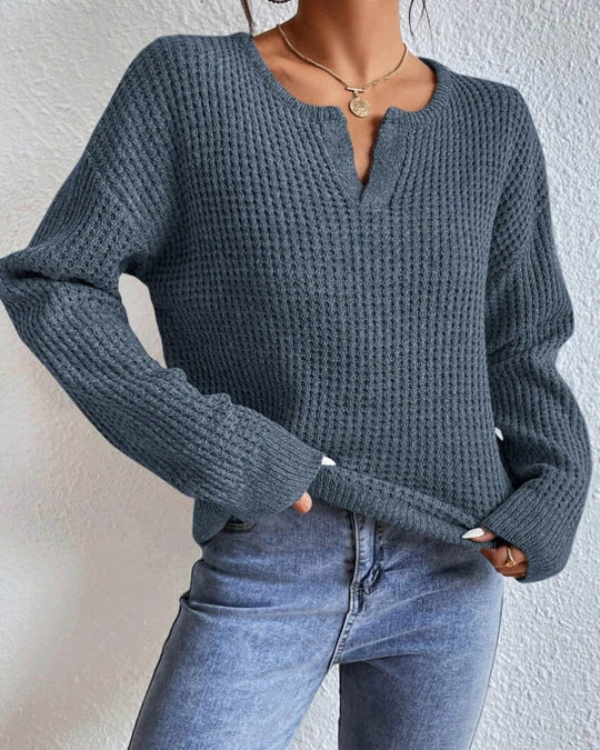 Maura - Women's V-Neck Sweater