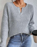 Maura - Damen V-Ausschnitt Pullover