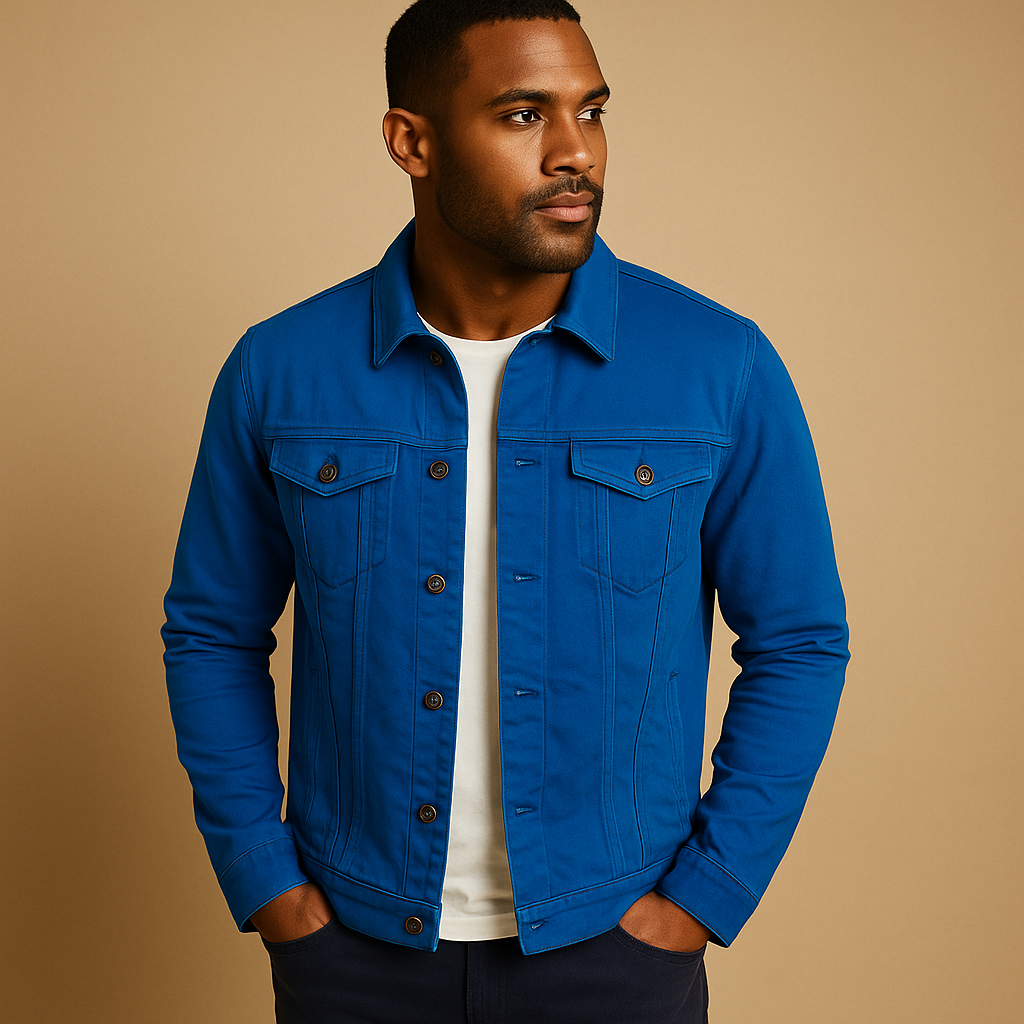 Felix – Men’s Slim Fit Cotton Shirt Black