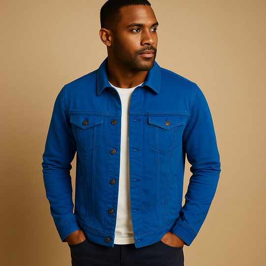 Felix – Men’s Slim Fit Cotton Shirt Black