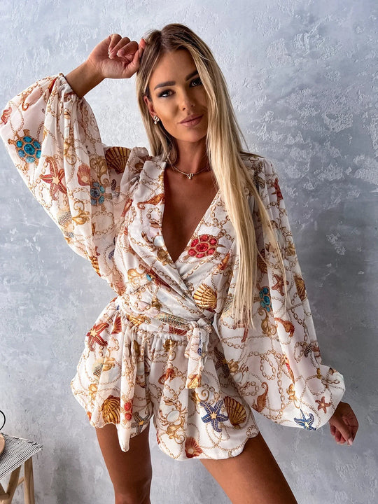 Inaya – Boho Summer Set with V Neck and Relaxed Fit